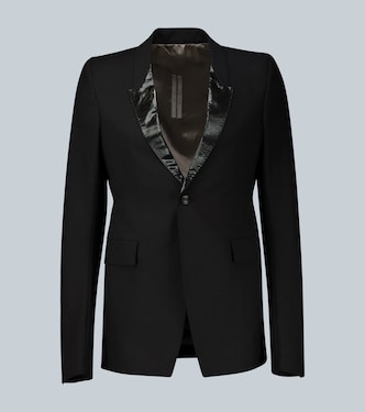 Slim-fit tuxedo jacket | Rick Owens