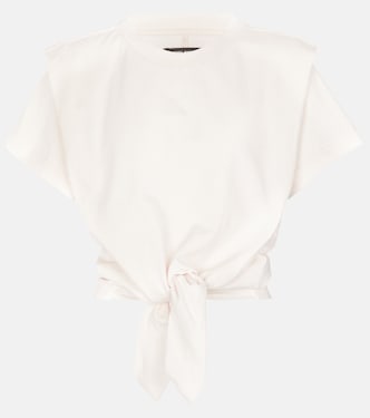 T-shirt cropped Belita in cotone | Isabel Marant