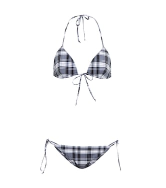 Pamela checked bikini bottoms | Lisa Marie Fernandez