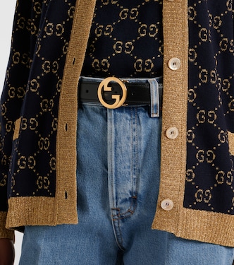 Gürtel GG aus Leder | Gucci
