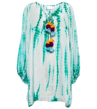 Tie-dye silk minidress | Anna Kosturova
