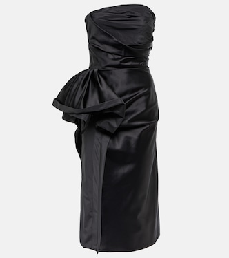 Draped silk and cotton dress | Maison Margiela