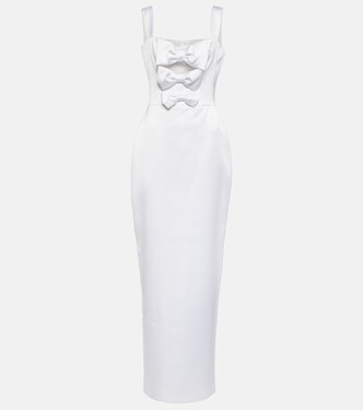 Robe longue de mariée en satin | Rasario