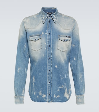Camicia di jeans distressed | Dolce&Gabbana