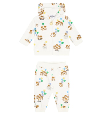Baby - Set di felpa e pantaloni in cotone | Moschino Kids
