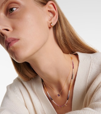 Collier Honor's Lilac Heart en or 14 ct et améthyste | Roxanne First