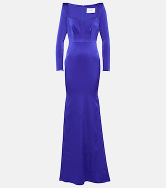 Satin gown | Alex Perry