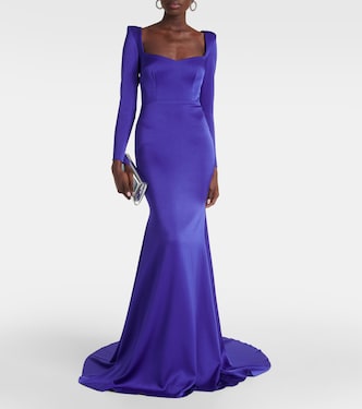 Satin gown | Alex Perry