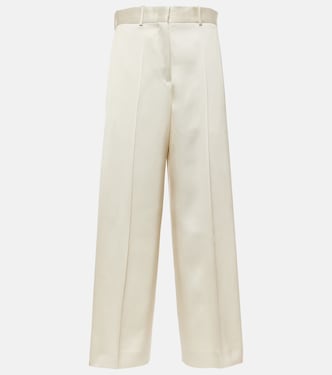 Weite Hose aus Satin | Jil Sander