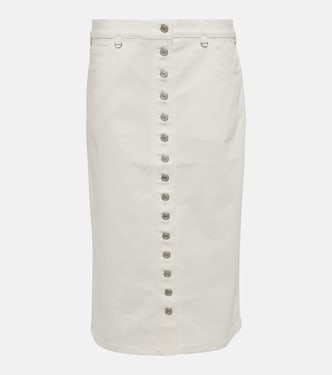 Multiflex denim midi skirt | Courrèges