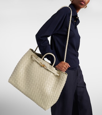Sac Andiamo Large en cuir Intrecciato  | Bottega Veneta