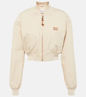 Blouson Panama aus Baumwolle | Miu Miu