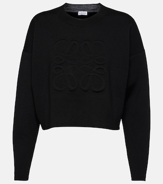 Jersey de mezcla de lana con anagrama | Loewe