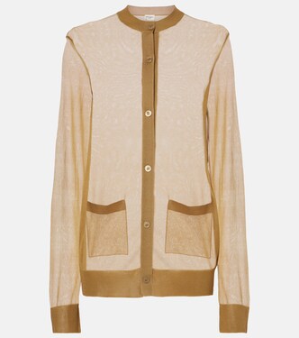 Cardigan in seta   | Saint Laurent