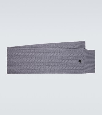 Sciarpa in lana e cashmere a trecce | Moncler