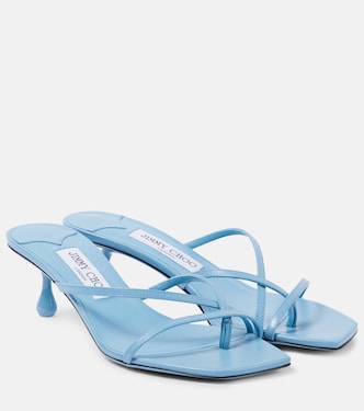 Etana 50 leather mules | Jimmy Choo