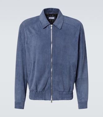 Bomberjacke aus Veloursleder | Brunello Cucinelli