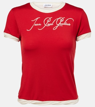 T-shirt in jersey con stampa | Jean Paul Gaultier