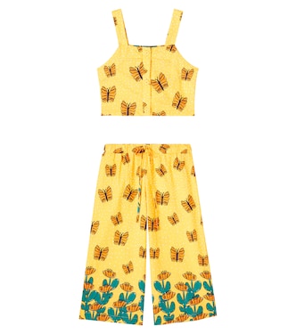 Set de top y pantalones Jardim Borboleta | Fábula
