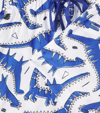 Dinolinha printed cotton shorts | Fábula