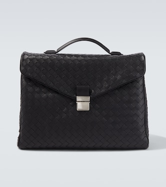 Archivest Intrecciato编织皮革公文包 | Bottega Veneta