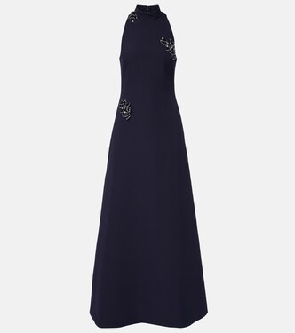 Priscilla embellished crêpe gown | Safiyaa