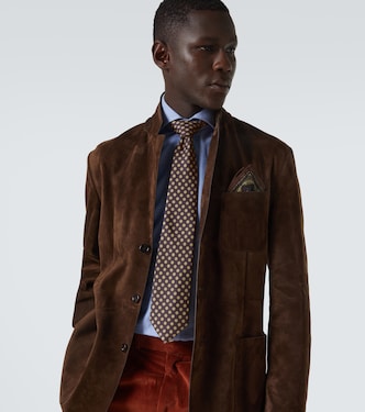 Polka-dot silk tie | Dunhill