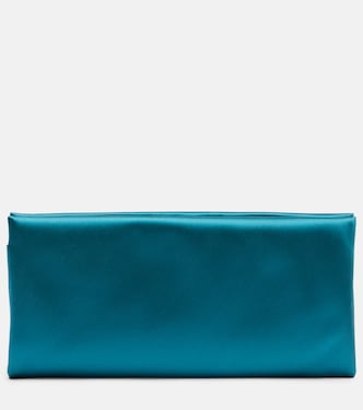 Evening Cassandre satin clutch | Saint Laurent