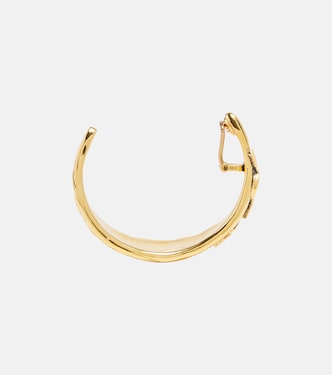 Cassandre clip-on earrings | Saint Laurent