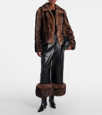 Chaqueta cropped de borrego | Yves Salomon