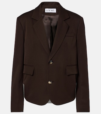 Gathered wool blazer | Loewe