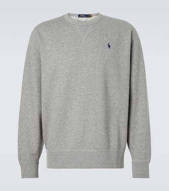 Cotton-blend jersey sweatshirt | Polo Ralph Lauren