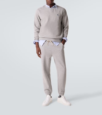 Cotton-blend jersey sweatshirt | Polo Ralph Lauren