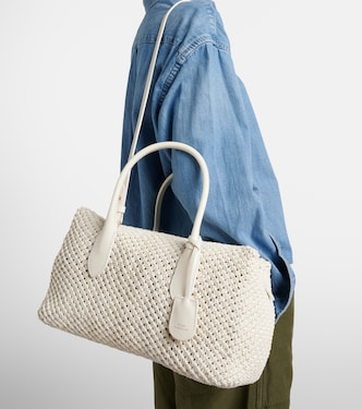 Bellport woven leather tote bag | Polo Ralph Lauren