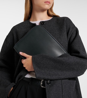 Portfolio leather clutch | The Row