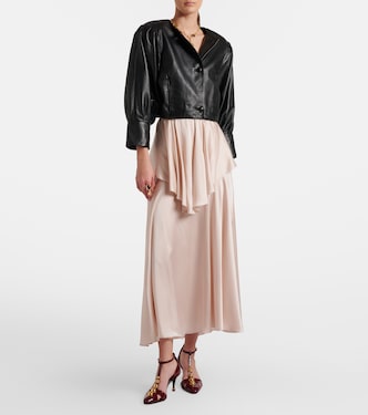 Veste raccourcie en cuir | Chloé