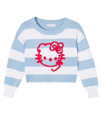 x Hello Kitty striped sweater | Monnalisa