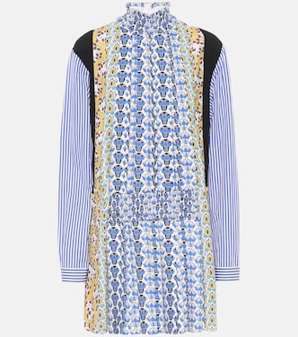 Bedrucktes Minikleid aus Sablé | Prada