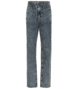 Jeans rectos Uduard de tiro alto | Isabel Marant