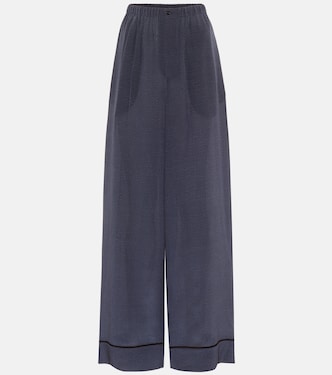 Pantalon de pyjama en soie à pois | Fendi