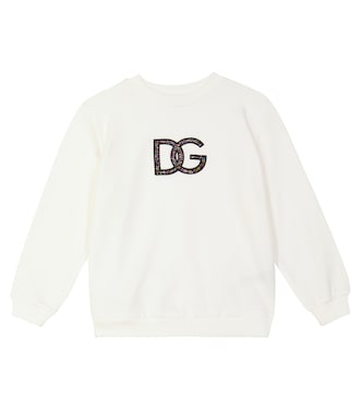 Sudadera de algodón adornada | Dolce&Gabbana Kids
