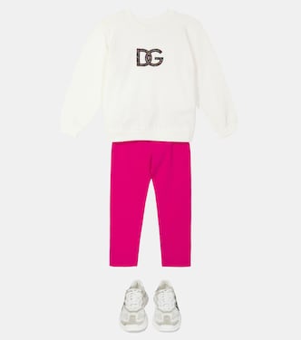 Sudadera de algodón adornada | Dolce&Gabbana Kids