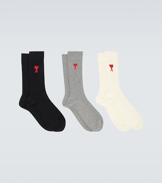 Set di 3 calzini Ami de Coeur in misto cotone | Ami Paris