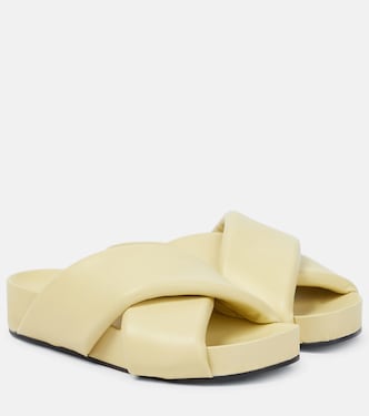 Sandalen aus Leder | Jil Sander