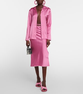 Falda midi La jupe Notte | Jacquemus