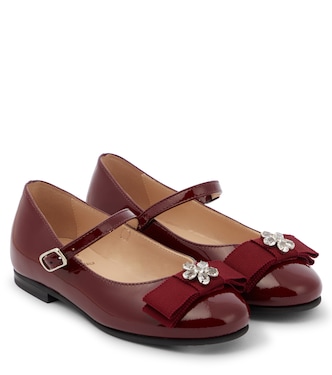 Verzierte Ballerinas aus Lackleder | Il Gufo