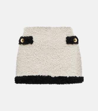 Shearling miniskirt | Blancha