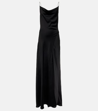 Finley embellished satin maxi dress | Simkhai