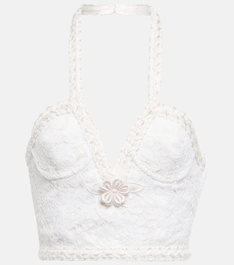 Top bustier in pizzo | Alessandra Rich