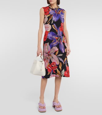 Abito midi in raso | Dries Van Noten